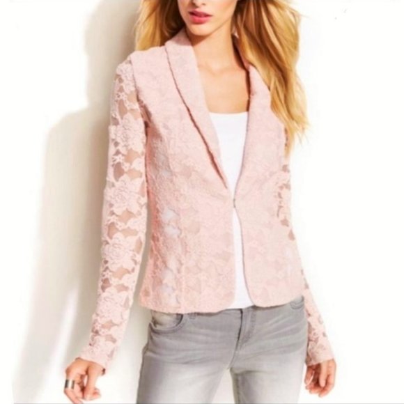inc white lace jacket